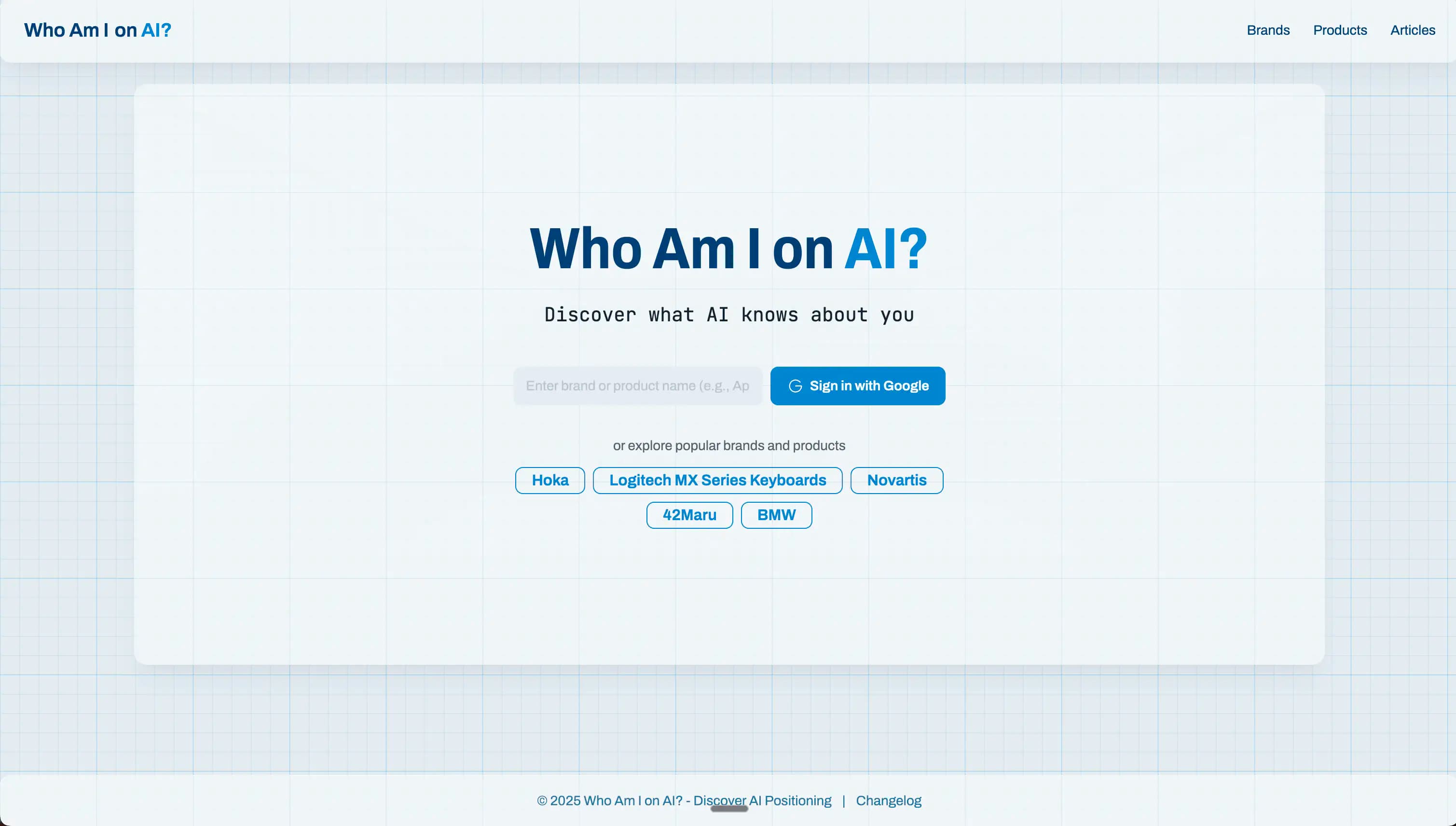 Who Am I on AI Preview